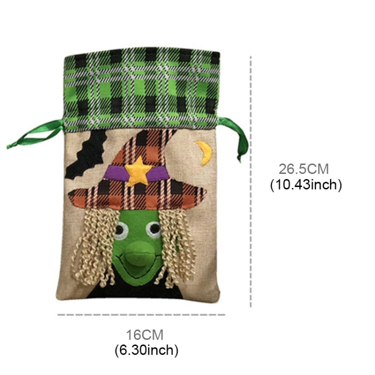 Halloween Decorations Creative Cartoon Candy Gifts Kids Drawstring Tote Bag