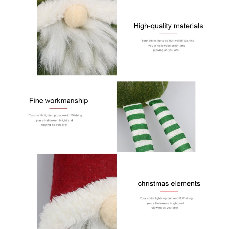 CX20218 Faceless Long-legged Sitting Doll Window Ornament Christmas Decoration