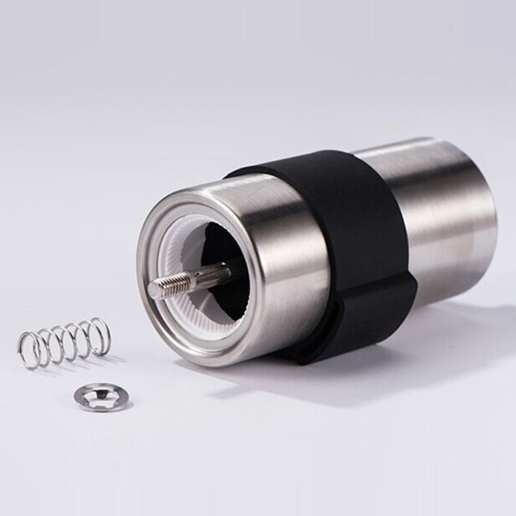 Portable Conical Burr Mill Manual Stainless Steel Hand Crank Coffee Bean Grinder, Capacity: 30g