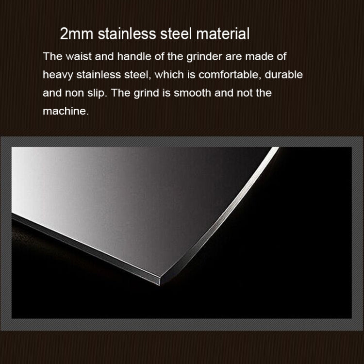 Portable Conical Burr Mill Manual Spice Herbs Hand Grinding Machine Coffee Grinder, Capacity: 20g