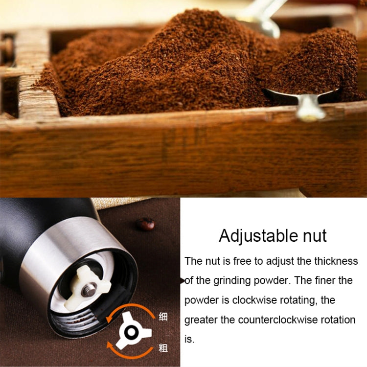 Portable Conical Burr Mill Manual Spice Herbs Hand Grinding Machine Coffee Grinder, Capacity: 20g