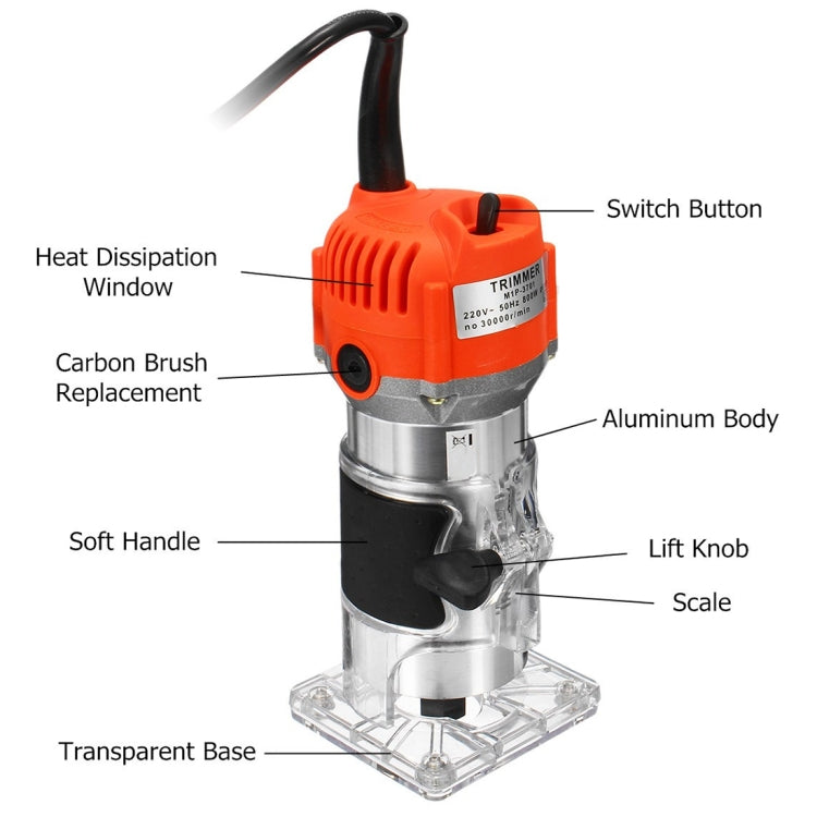 Wood Trimming Slotted Electromechanical Power Tool
