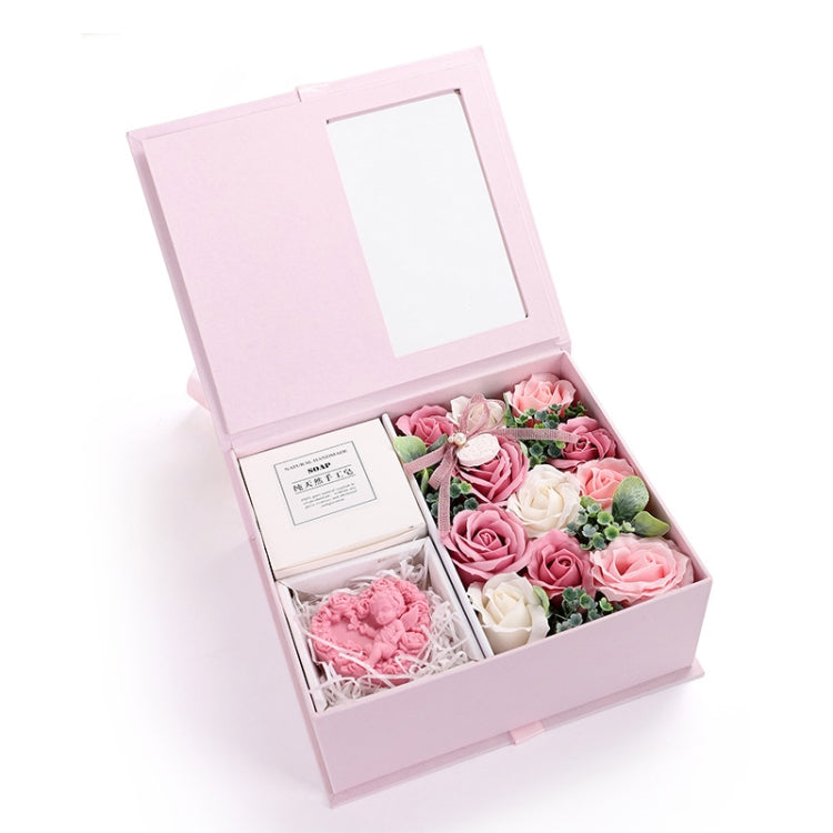 Creative Valentine Day Gift Soap Flower Rose Gift Box Souvenir