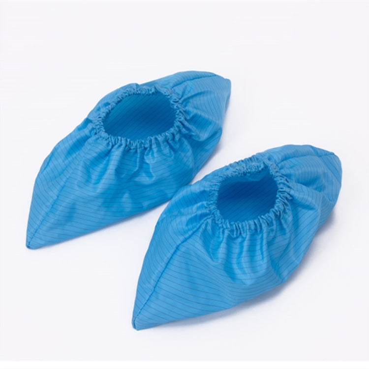 2 Sets Anti-static Striped Shoe Cover, Size：Free Size