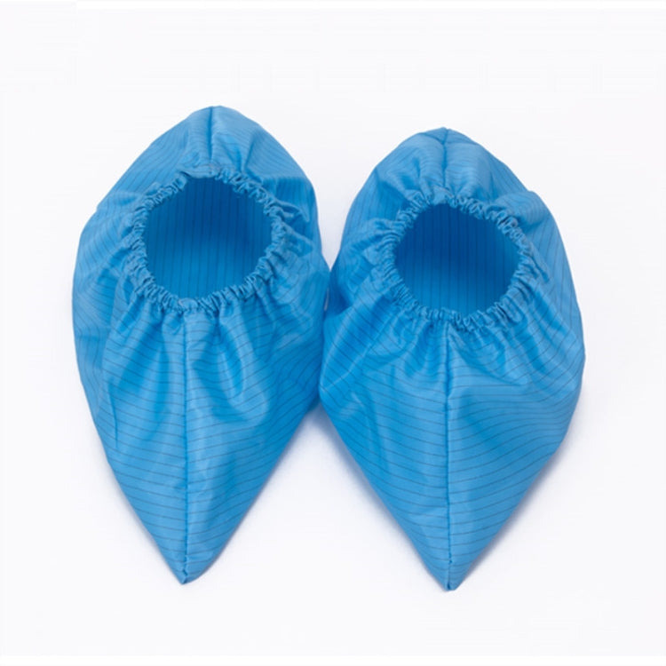 2 Sets Anti-static Striped Shoe Cover, Size：Free Size