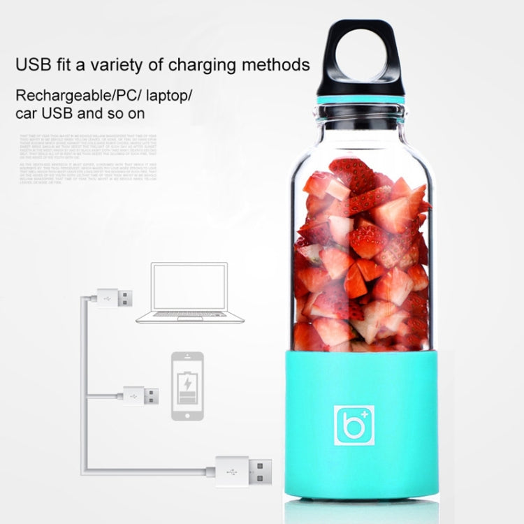 Bingo 500ml Mini Portable USB Rechargeable Electric Juicer Cup  Juicer Blender, 22000 Revolutions Per Minute