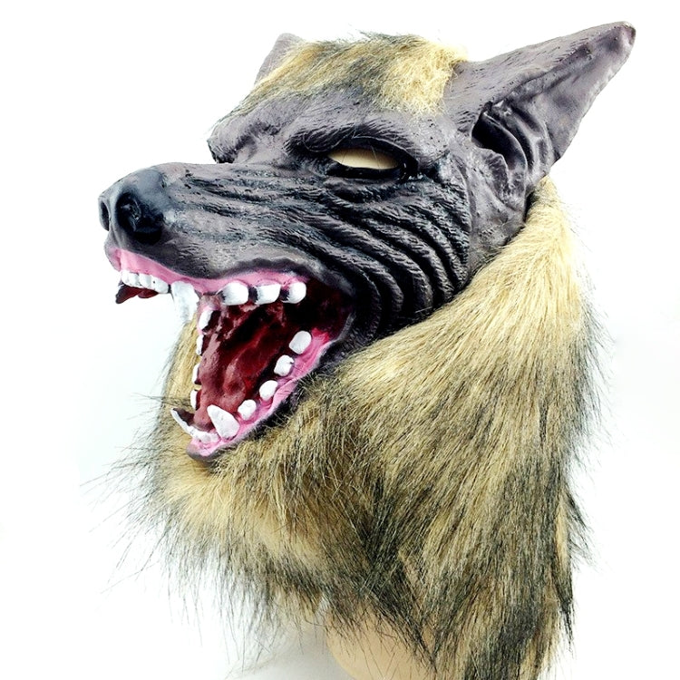 Halloween Mask Latex Wolf Head Cap Halloween Festival Party Fancy Masquerade Masks