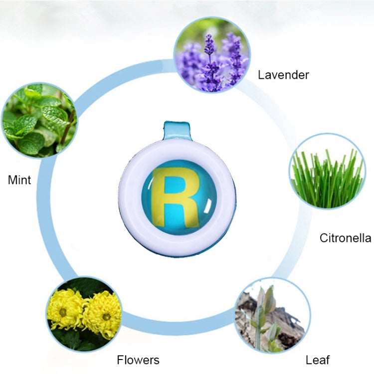 5 PCS Anti-mosquito Buckle Button Plant Essential Oil Inner Core Bugs Away, Random Color Delivery