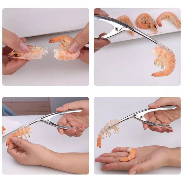 304 Stainless Steel Shrimp Shelling Tool Seafood Shell Remover Kitchen Gadgets