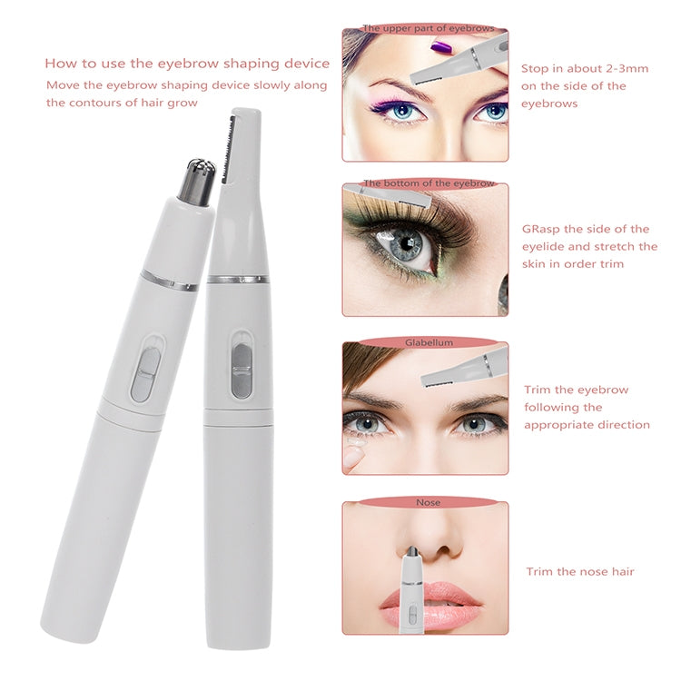 CNaier AE-824 Multi-function Electric Nasal Hair Trimmer Eyebrow Trimmer Shaver