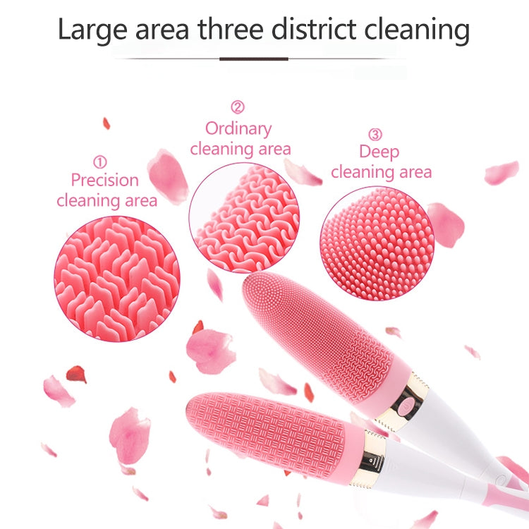 CNaier AE-8381 Household Waterproof Vibration Silicone Electric Massage Bath Body Brush