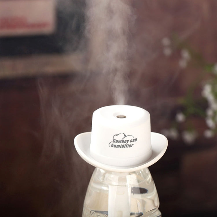 DC 5V USB Cowboy Cap Mini Humidifier Aromatherapy Air Purifier Humidifier for Office / Home Room / Car / Travel