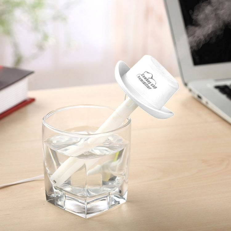 DC 5V USB Cowboy Cap Mini Humidifier Aromatherapy Air Purifier Humidifier for Office / Home Room / Car / Travel