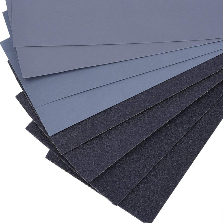 42 PCS LANHU Grit 120-3000 Wet And Dry Polishing Grinding Sandpaper，Size: 22.9 x 9.1cm