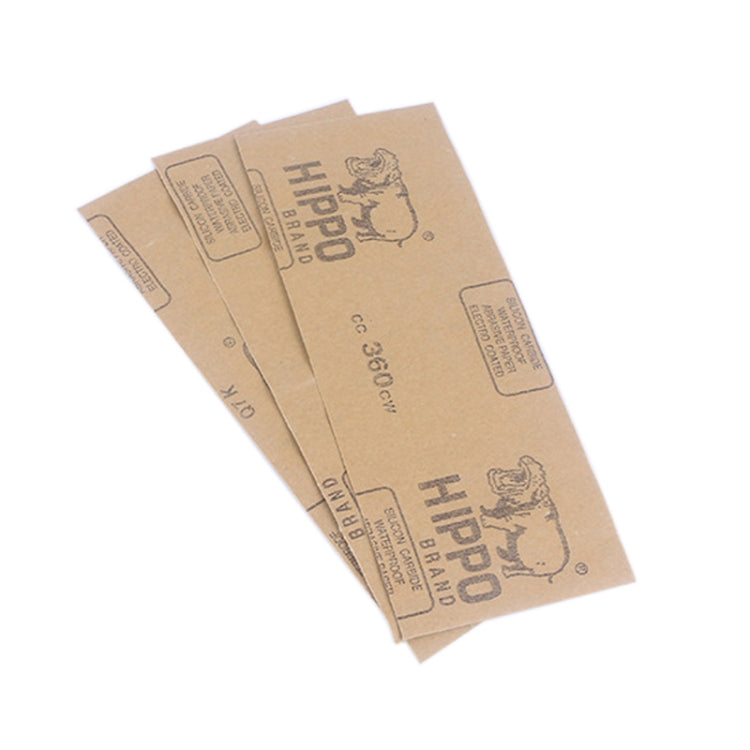 10pcs Grit 360 Wet And Dry Polishing Grinding Sandpaper，Size: 23 x 9cm