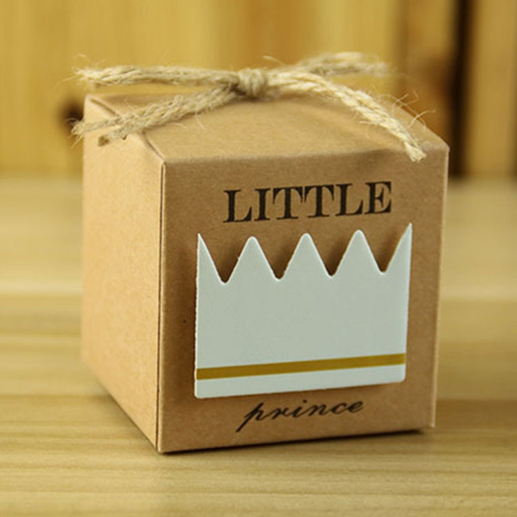 100 PCS European Style Wedding Sugar Box, Size: 5.3x5.3x5.3cm