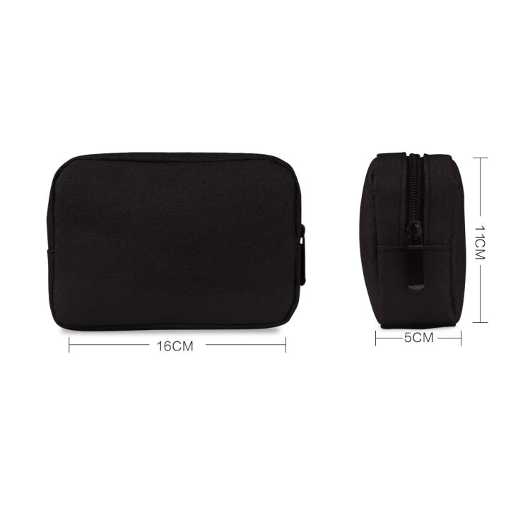 Simple Multi-functional Digital Device Travel Storage Bag for Phones, Power Bank, U-disk, Earphones, Data Cable and etc, Big Size: 23*11*5cm
