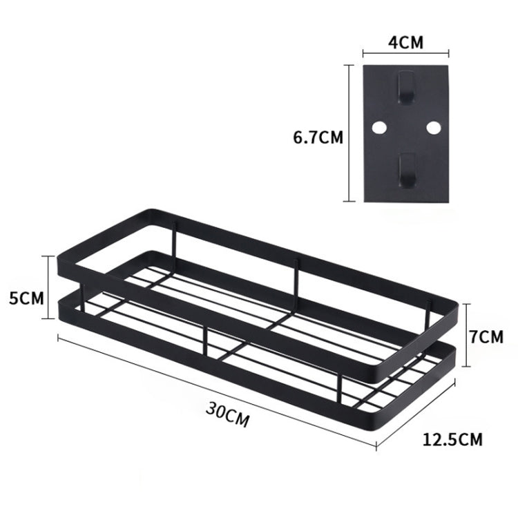 30cm Kitchen Punch-free Wall Mount Seasoning Storage Rack