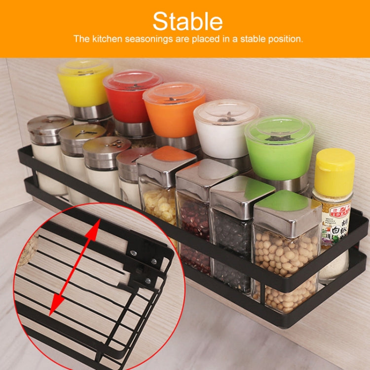 30cm Kitchen Punch-free Wall Mount Seasoning Storage Rack