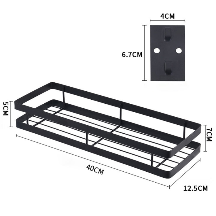 40cm Kitchen Punch-free Wall Mount Seasoning Storage Rack