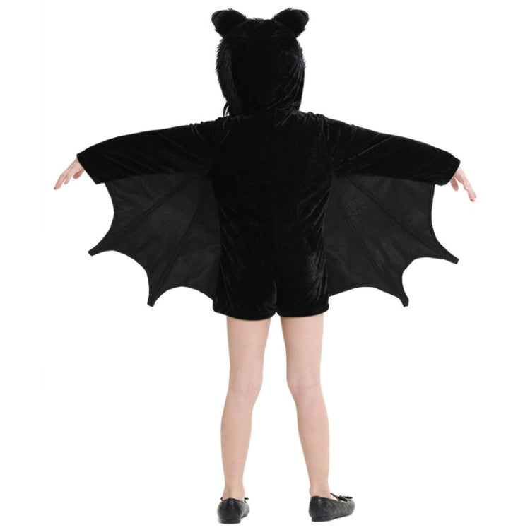 Halloween Costume Children and Women Bat Vampire Clothing Stage Performance Cosplay Clothing, Size:M, Bust: 90cm, Clothes Long: 70cm, Suggested Height:135-150cm