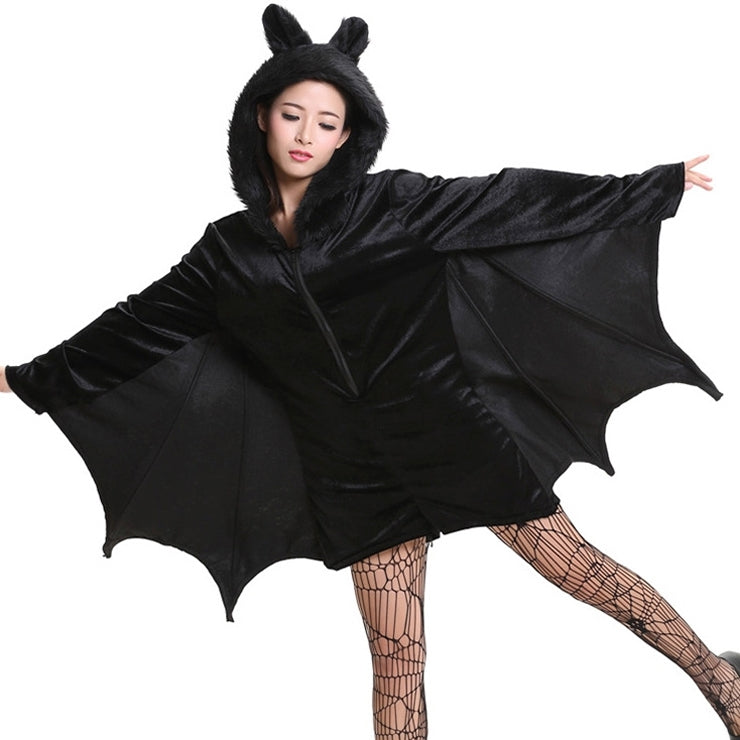 Halloween Costume Children and Women Bat Vampire Clothing Stage Performance Cosplay Clothing, Size:XL, Bust: 98cm, Clothes Long: 76cm, Suggested Height:160-168cm