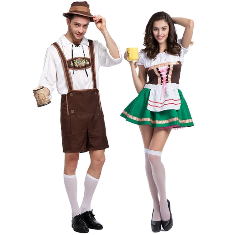 Halloween Costume Men Beer Costume Oktoberfest Suits England Style  Stage Performance Cosplay Clothing, Size:M, Bust: 96cm, Waistline: 90cm, Clothes Length: 67cm, Long Pants: 49cm