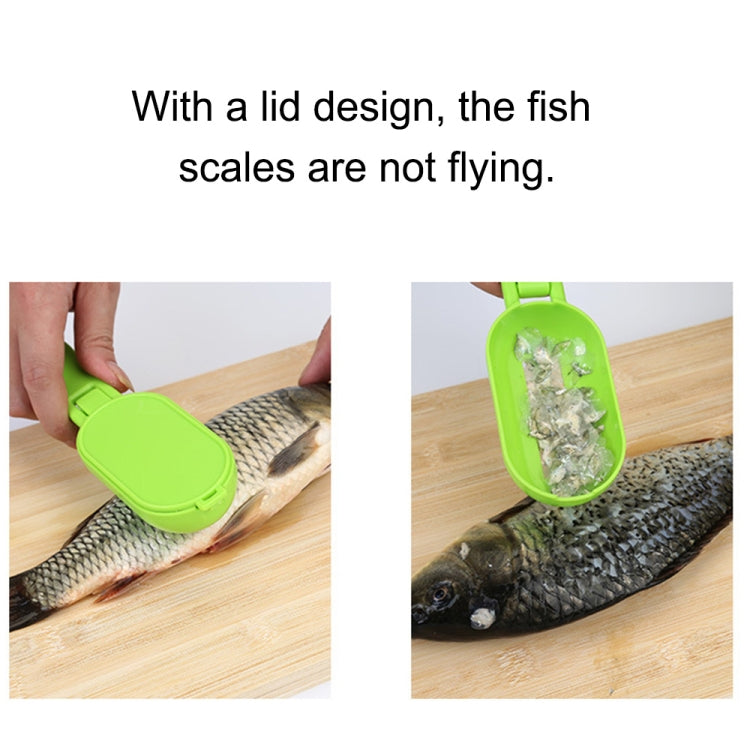 2 PCS Kitchen Essential Fish Scraper Fish Scale Planing Knife with Cover