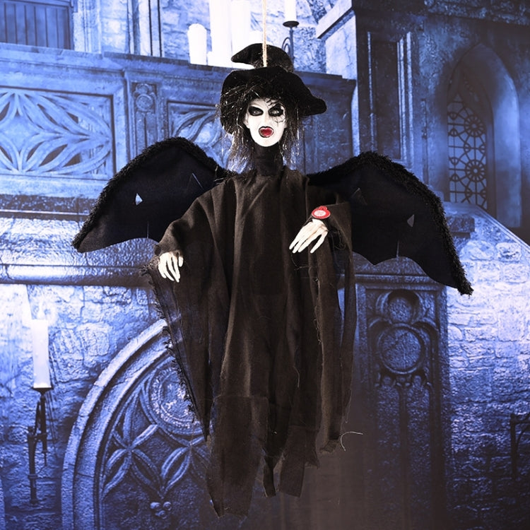 Flying Hanging Ghost Scary Sound and Moving for Halloween Decorations