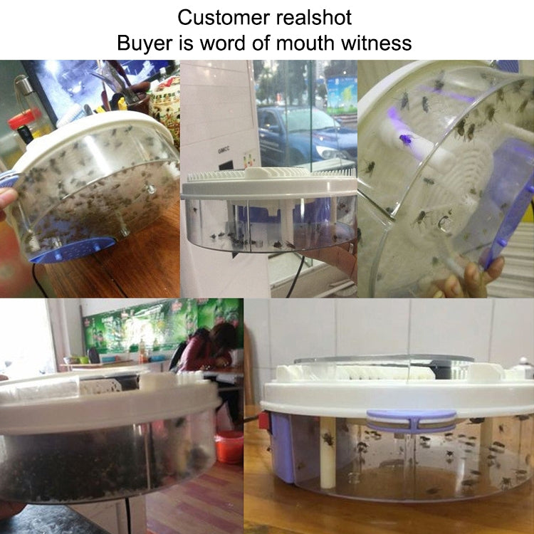 Electric Rotary Fly Catcher Flytrap Mosquito Killer Repellent, US Plug