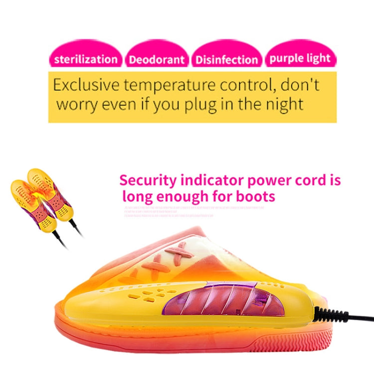 Multifunctional Household Cartoon Dehumidification Deodorization Shoe Warmer Dryer with Lighting, US Plug