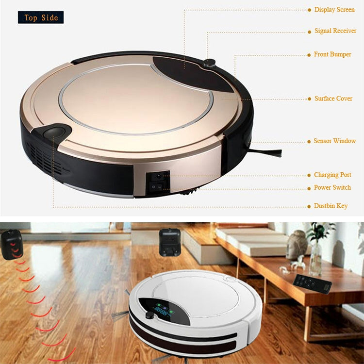 TOCOOL TC-450 Smart Vacuum Cleaner Touch Display Household Sweeping Cleaning Robot with Remote Control