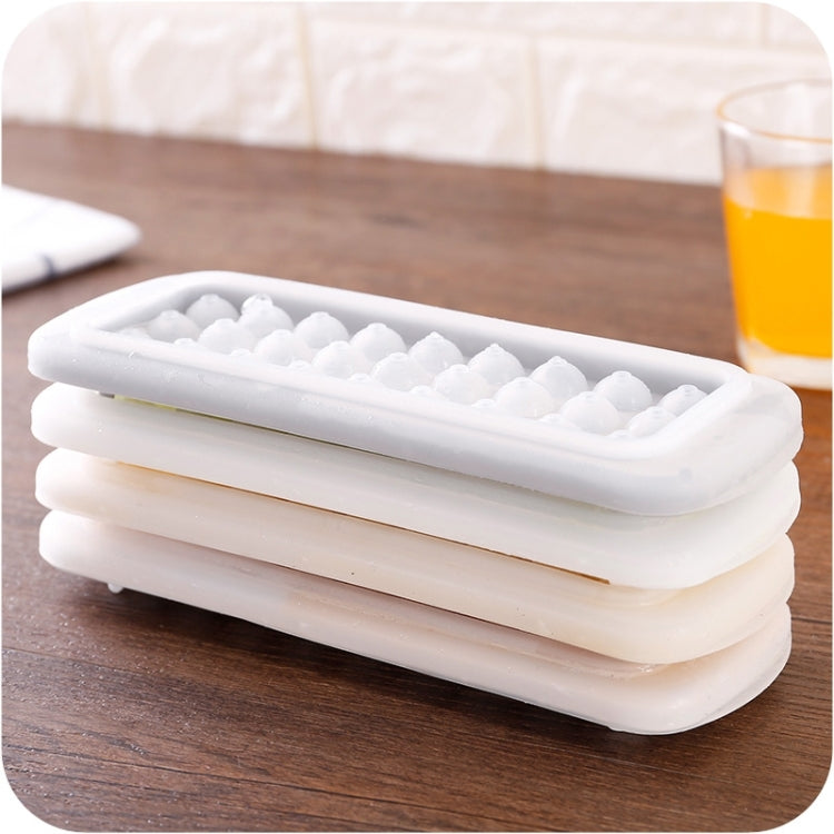 Creative Mini Ball Shaped 27-grid Ice Mold, Random Color Delivery