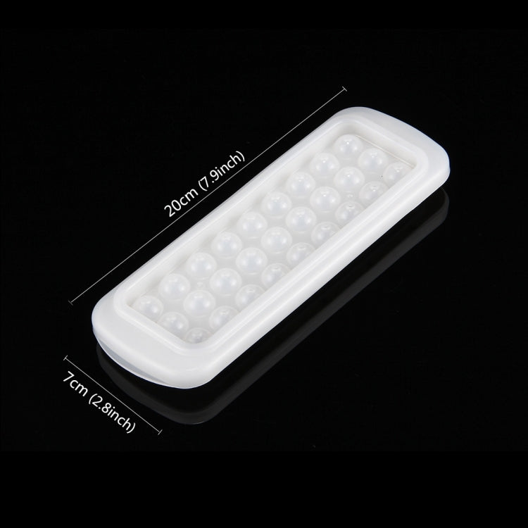 Creative Mini Ball Shaped 27-grid Ice Mold, Random Color Delivery