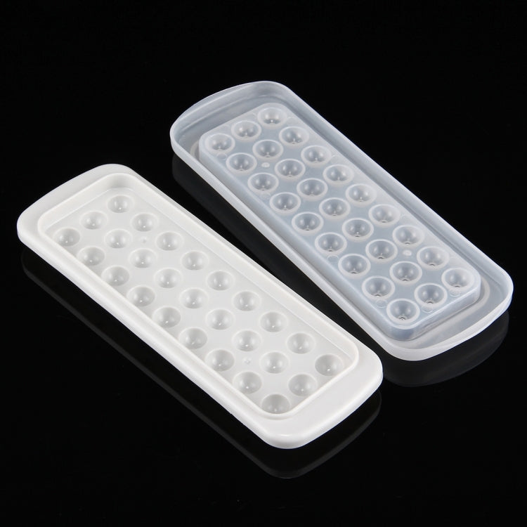 Creative Mini Ball Shaped 27-grid Ice Mold, Random Color Delivery