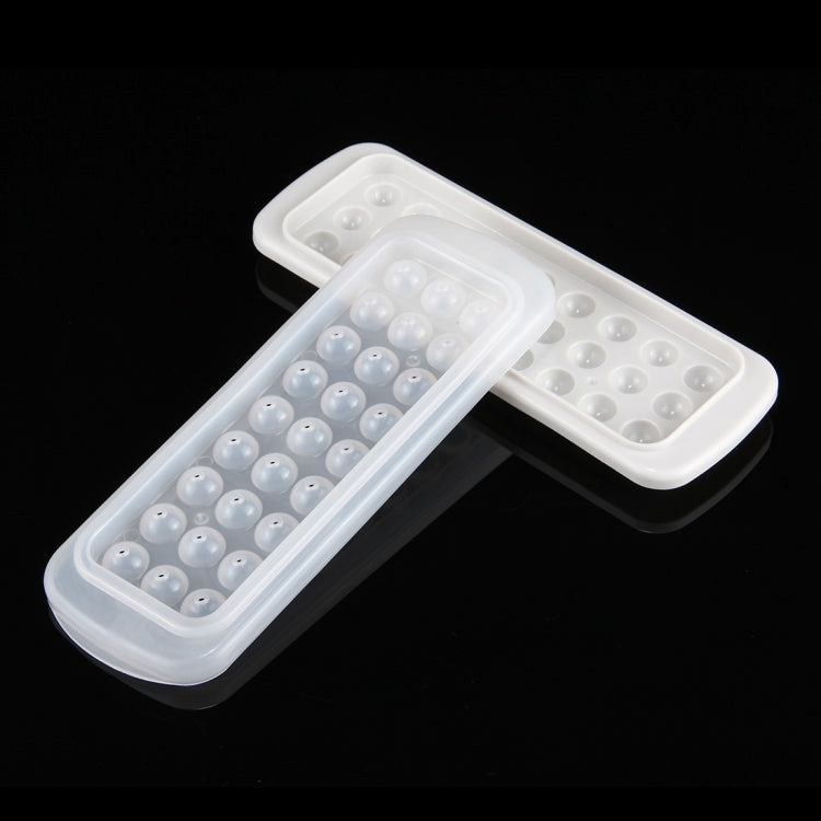 Creative Mini Ball Shaped 27-grid Ice Mold, Random Color Delivery