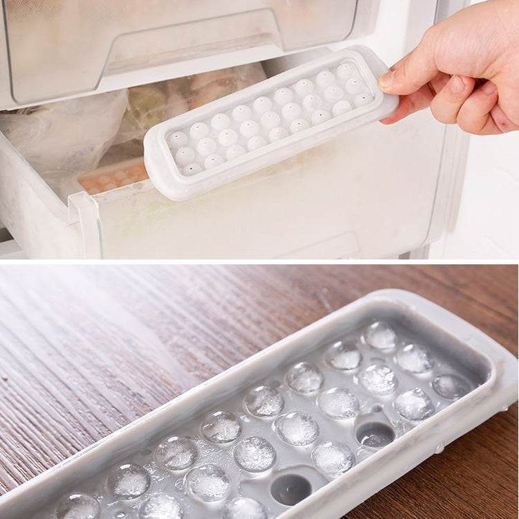 Creative Mini Ball Shaped 27-grid Ice Mold, Random Color Delivery