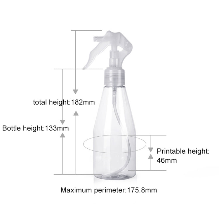 Plastic Spray Bottles Leak Proof with Trigger Sprayer, 200ml