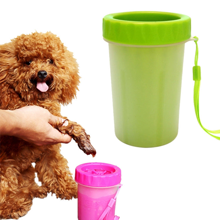 Pet Antiseptic Products Silicone Wash Feet Cleaning Cup Size: L