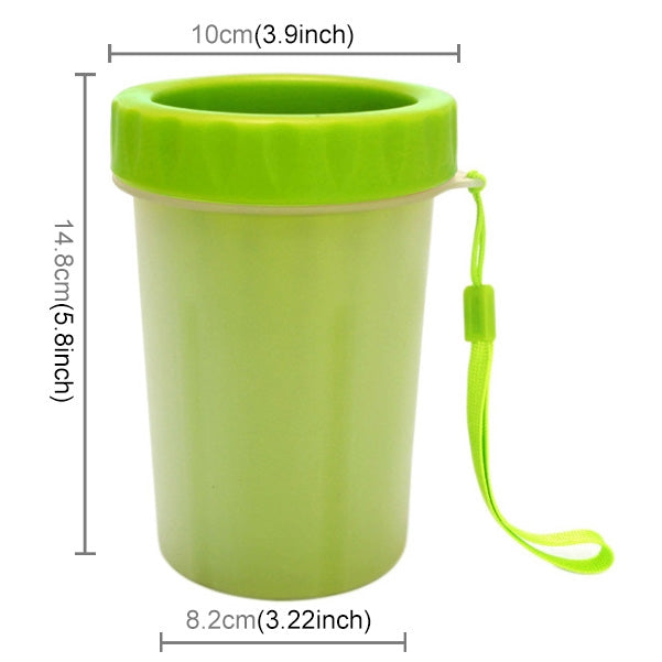 Pet Antiseptic Products Silicone Wash Feet Cleaning Cup Size: L