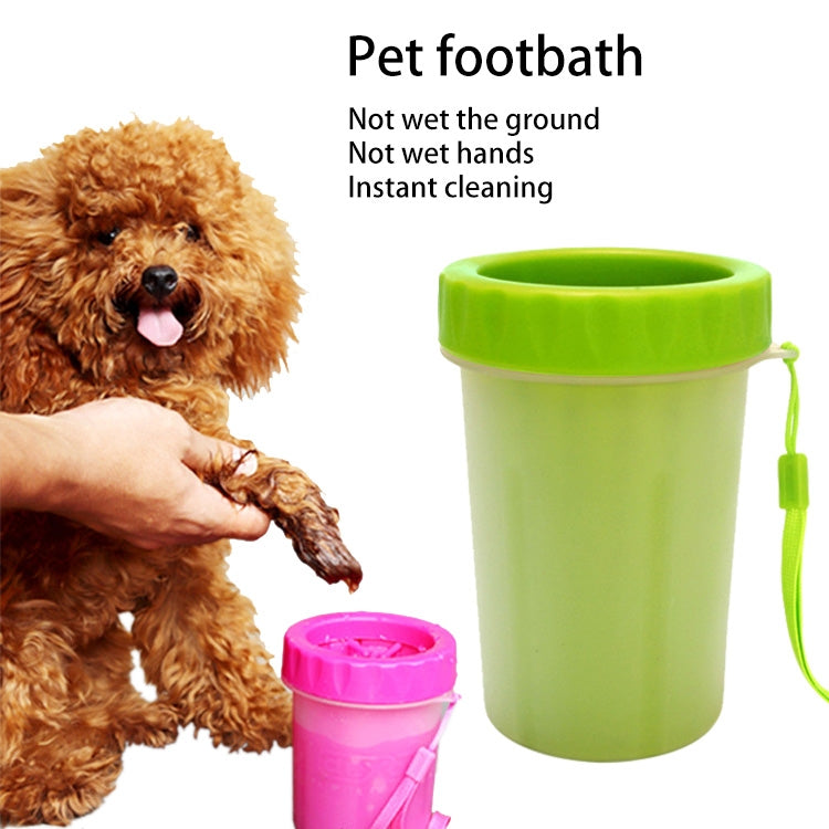 Pet Antiseptic Products Silicone Wash Feet Cleaning Cup Size: L