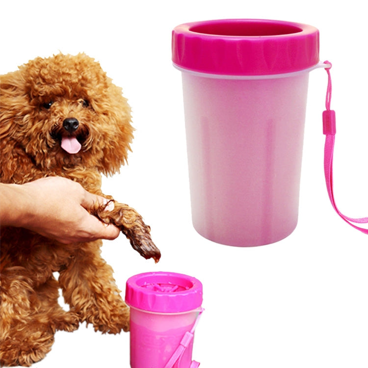 Pet Antiseptic Products Silicone Wash Feet Cleaning Cup Size: L