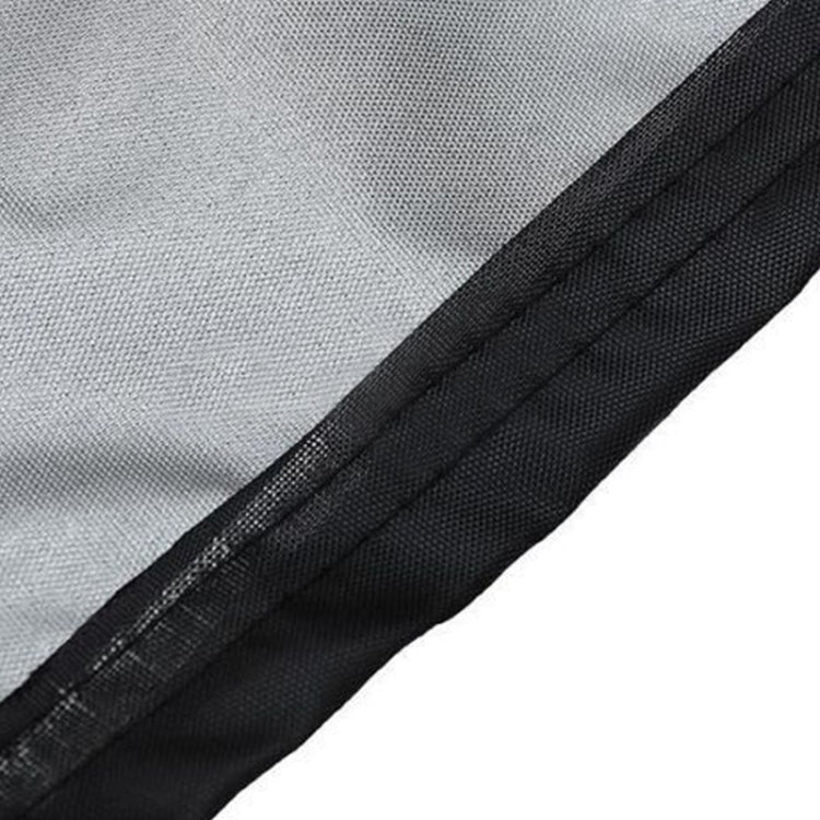 Anti-UV Waterproof Dust-proof 210D Oxford Cloth Folding Table Chairs Protective Cover Outdoor Furniture Set Cover, Size: 242*162*100cm(Black)