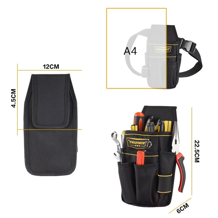 Professional Oxford Cloth Electrician Belt Pouch Convenient Tool Bag
