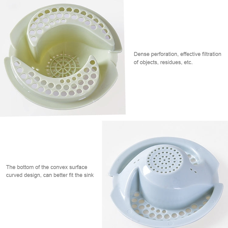 3 PCS Anti Clogging Kitchen Sink Strainer Stopper Filter Drainers Drain Cover Floor Waste Stopper Drain, Size: 11 x 3.9cm,  Random Color Delivery