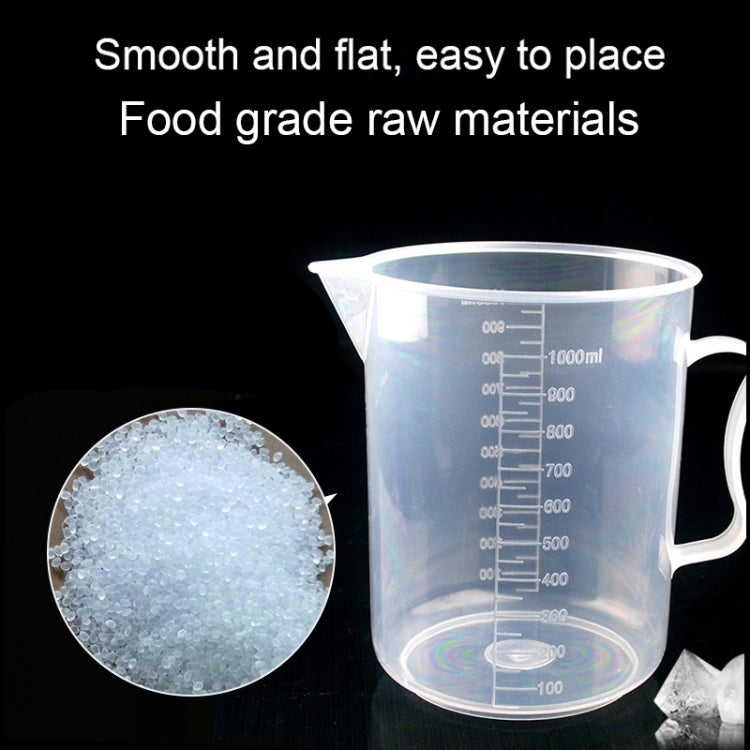 1000ml Thin Section PP Plastic Flask Digital Measuring Cup Cylinder Scale Measure Glass Lab Laboratory Tools