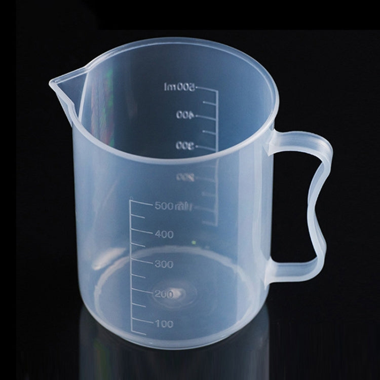 500ml PP Plastic Flask Digital Measuring Cup Cylinder Scale Measure Glass Lab Laboratory Tools