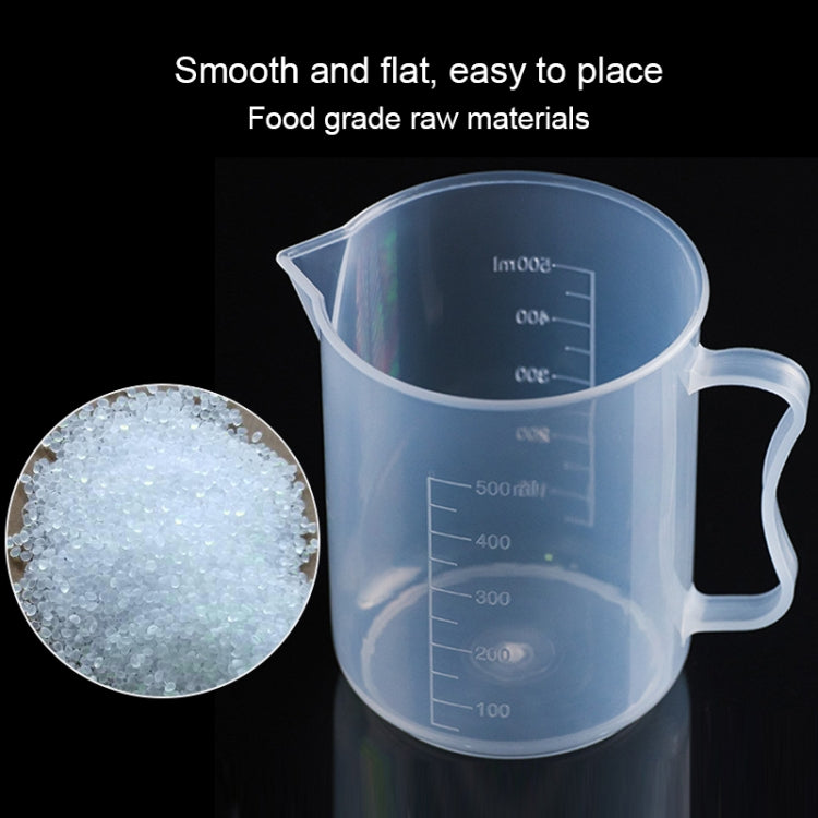 500ml PP Plastic Flask Digital Measuring Cup Cylinder Scale Measure Glass Lab Laboratory Tools