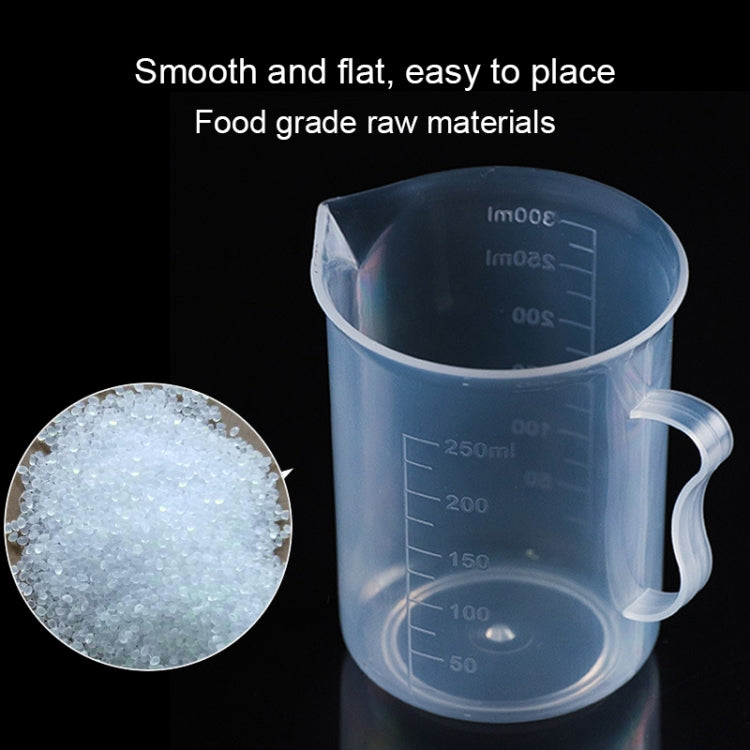 10 PCS 250ml Food Grade PP Plastic Flask Digital Measuring Cup Cylinder Scale Measure Glass Lab Laboratory Tools