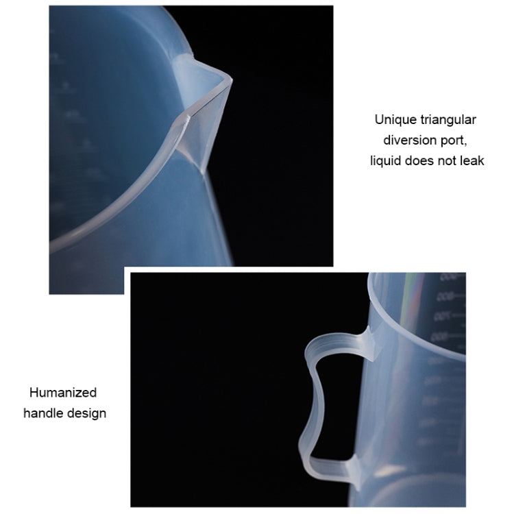 10 PCS 250ml Food Grade PP Plastic Flask Digital Measuring Cup Cylinder Scale Measure Glass Lab Laboratory Tools